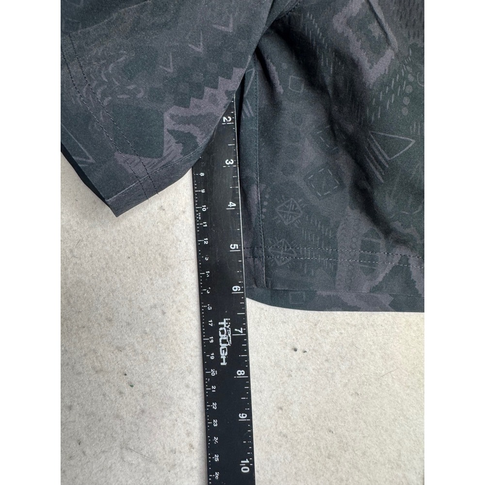 Maamgic Mens Swim Trunks Black Tribal Print Compression Liner Shorts 6in Inseam - Picture 8 of 11